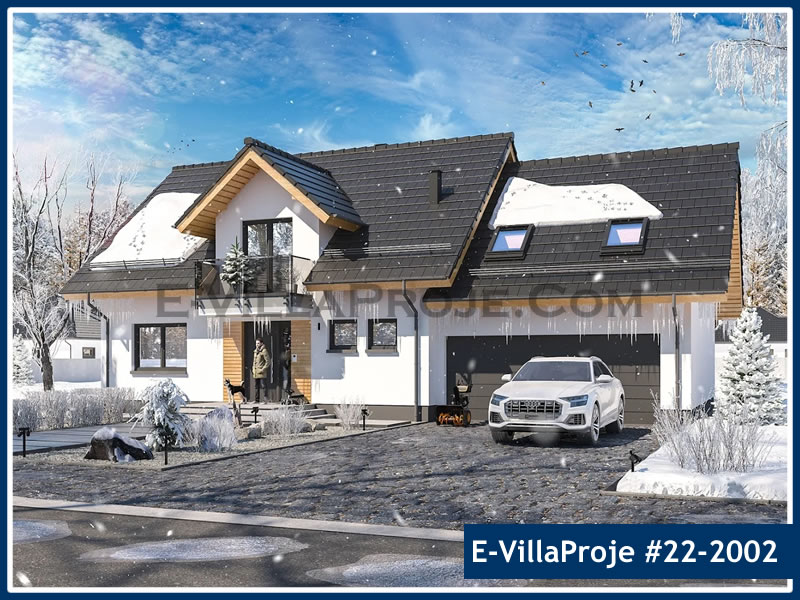 CYV-22-2002 204 m2 5+1 2 Katlı (Dubleks) Çelik Yapı Villa Modeli