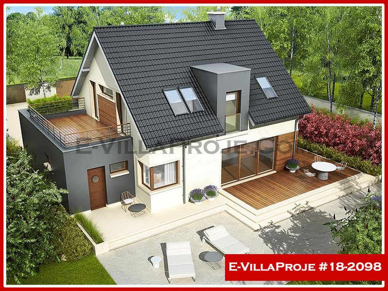 CYV-18-2098 205 m2 5+1 2 Katlı (Dubleks) Çelik Yapı Villa Modeli