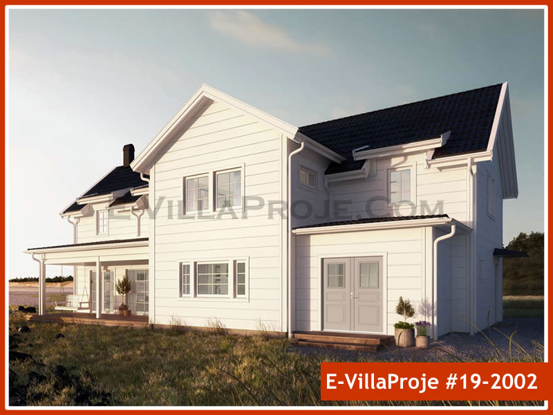 CYV-19-2002 207 m2 5+1 2 Katlı (Dubleks) Çelik Yapı Villa Modeli