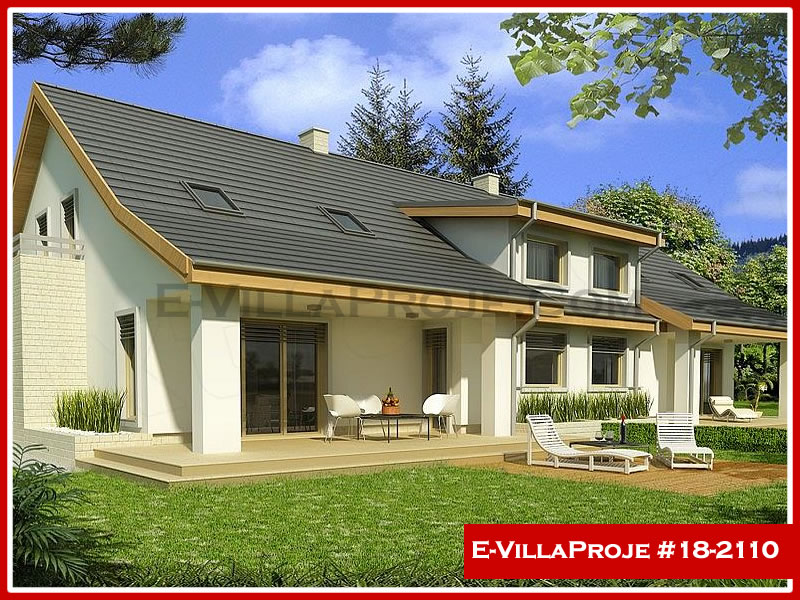 CYV-18-2110 213 m2 5+1 2 Katlı (Dubleks) Çelik Yapı Villa Modeli