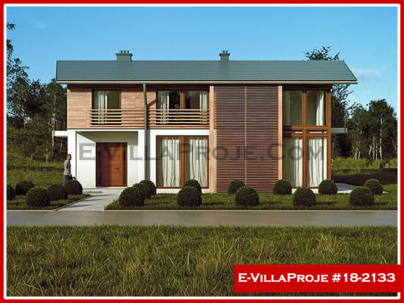 CYV-18-2133 214 m2 5+1 2 Katlı (Dubleks) Çelik Yapı Villa Modeli