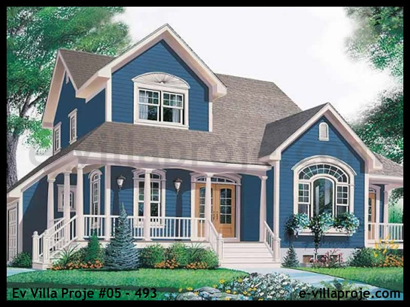 CYV-05-493 221 m2 5+1 2 Katlı (Dubleks) Çelik Yapı Villa Modeli