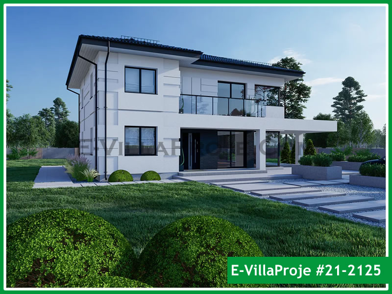 CYV-21-2125 221 m2 5+1 2 Katlı (Dubleks) Çelik Yapı Villa Modeli