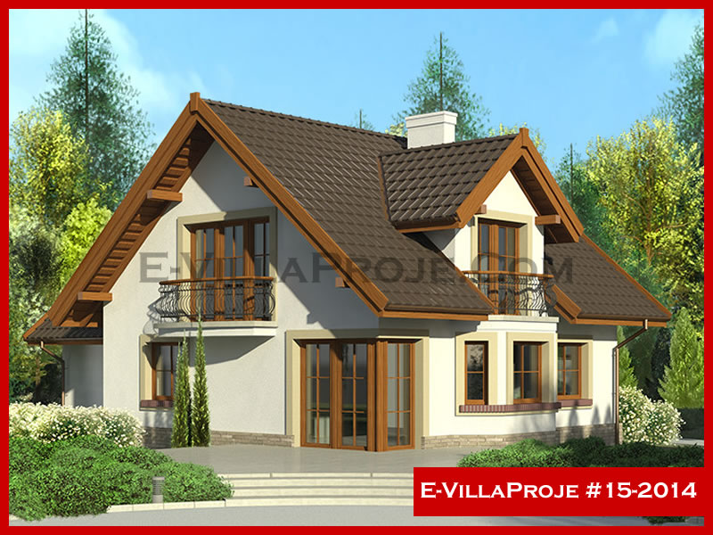 CYV-15-2014 225 m2 5+1 2 Katlı (Dubleks) Çelik Yapı Villa Modeli