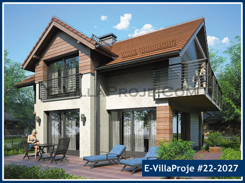 CYV-22-2027 228 m2 5+1 2 Katlı (Dubleks) Çelik Yapı Villa Modeli