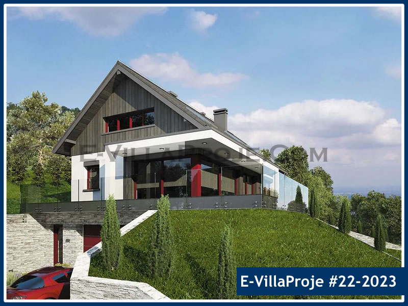 CYV-22-2023 230 m2 5+1 2 Katlı (Dubleks) Çelik Yapı Villa Modeli