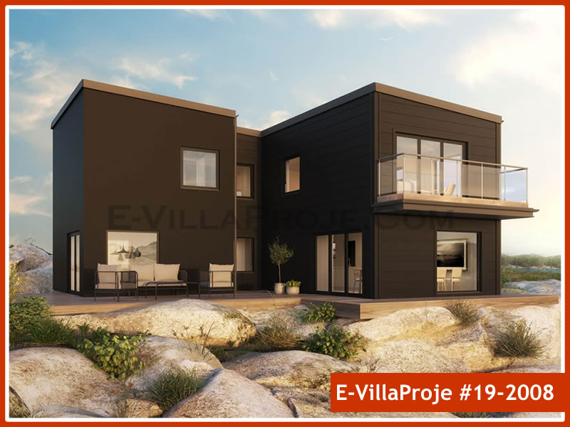CYV-19-2008 231 m2 5+1 2 Katlı (Dubleks) Çelik Yapı Villa Modeli