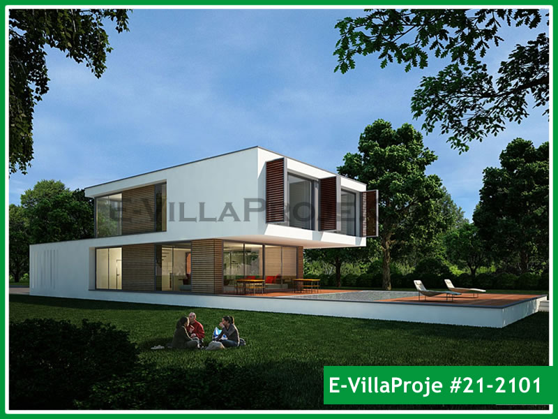 CYV-21-2101 233 m2 5+1 2 Katlı (Dubleks) Çelik Yapı Villa Modeli