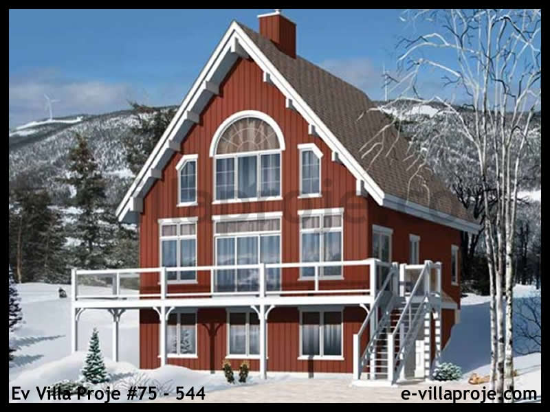 CYV-75-544 233 m2 5+1 3 Katlı (Dubleks) Çelik Yapı Villa Modeli