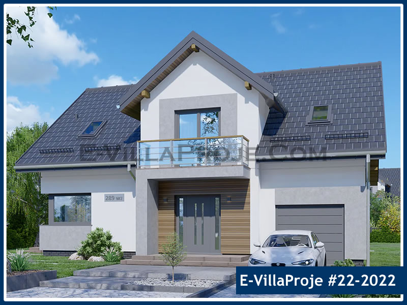 CYV-22-2022 234 m2 5+1 2 Katlı (Dubleks) Çelik Yapı Villa Modeli