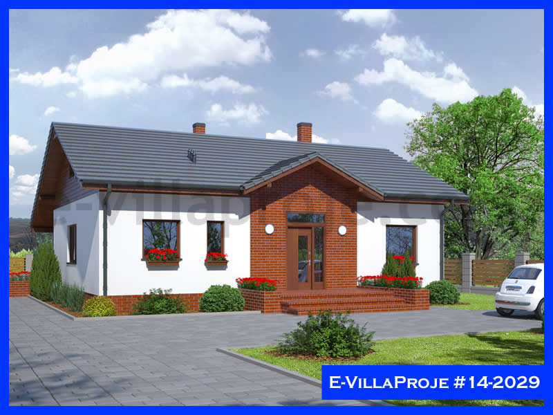 239 m² 2 Katlı (Dubleks) 5+1 Özel Tasarım  Proje Çelik Yapı Villa (Ev Villa Proje #14 - 2029) Cephe Görünümü ve Kat Planı