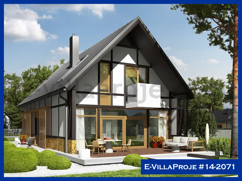 CYV-14-2071 240 m2 5+1 2 Katlı (Dubleks) Çelik Yapı Villa Modeli