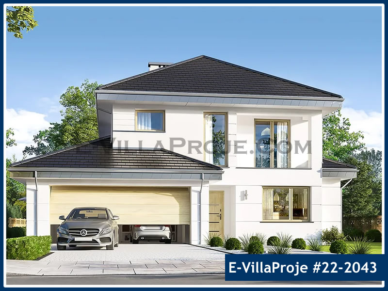 CYV-22-2043 242 m2 5+1 2 Katlı (Dubleks) Çelik Yapı Villa Modeli