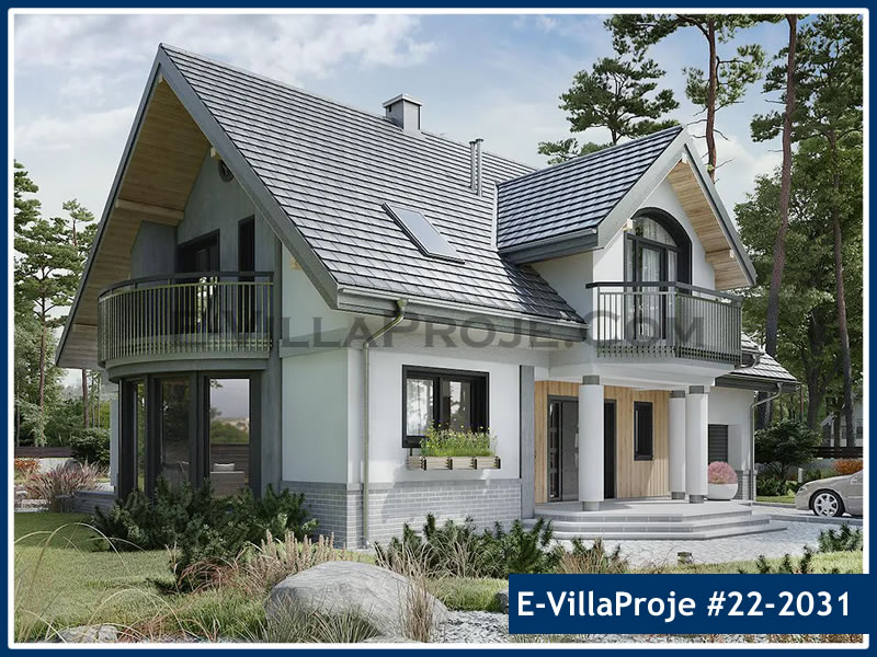 CYV-22-2031 243 m2 5+1 2 Katlı (Dubleks) Çelik Yapı Villa Modeli