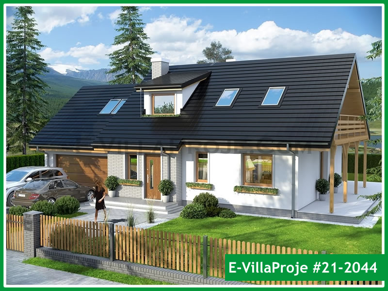 CYV-21-2044 246 m2 5+1 2 Katlı (Dubleks) Çelik Yapı Villa Modeli