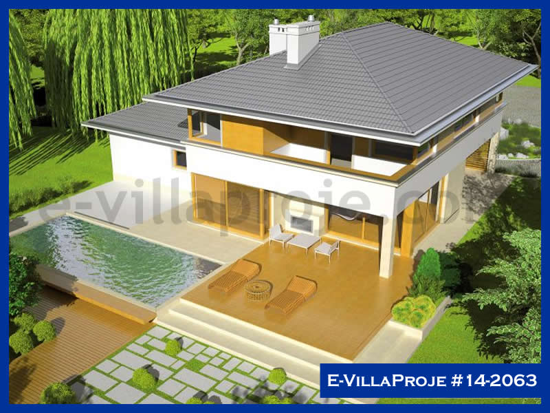 CYV-14-2063 249 m2 5+1 2 Katlı (Dubleks) Çelik Yapı Villa Modeli