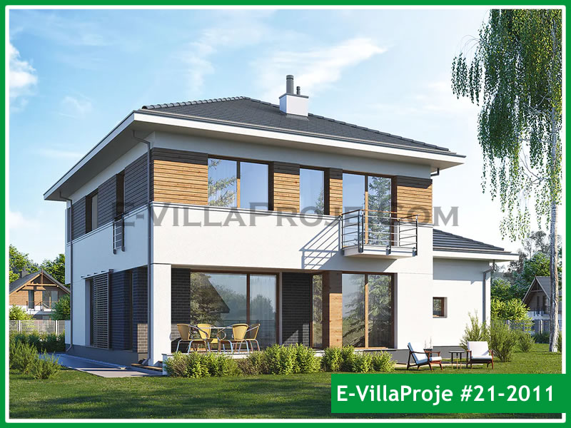 CYV-21-2011 250 m2 5+1 2 Katlı (Dubleks) Çelik Yapı Villa Modeli