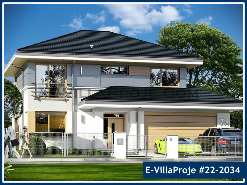 CYV-22-2034 252 m2 5+1 2 Katlı (Dubleks) Çelik Yapı Villa Modeli