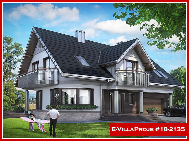 CYV-18-2135 261 m2 5+1 2 Katlı (Dubleks) Çelik Yapı Villa Modeli