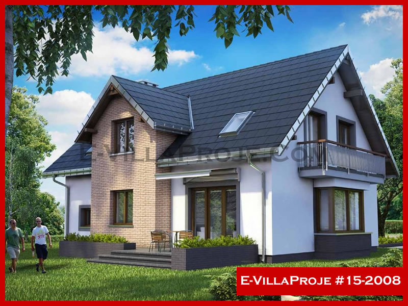 CYV-15-2008 270 m2 5+1 2 Katlı (Dubleks) Çelik Yapı Villa Modeli
