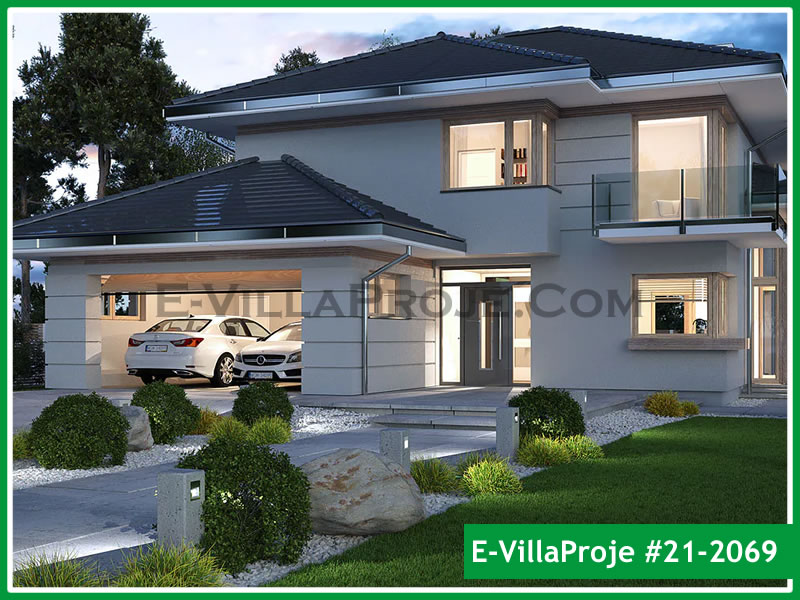 CYV-21-2069 270 m2 5+1 2 Katlı (Dubleks) Çelik Yapı Villa Modeli