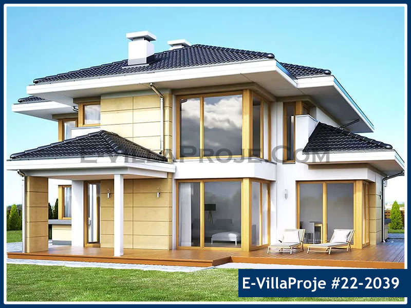CYV-22-2039 279 m2 5+1 2 Katlı (Dubleks) Çelik Yapı Villa Modeli