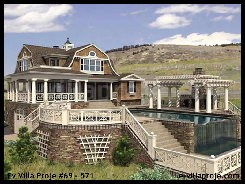 CYV-69-571 285 m2 5+1 Tek Katlı Çelik Yapı Villa Modeli