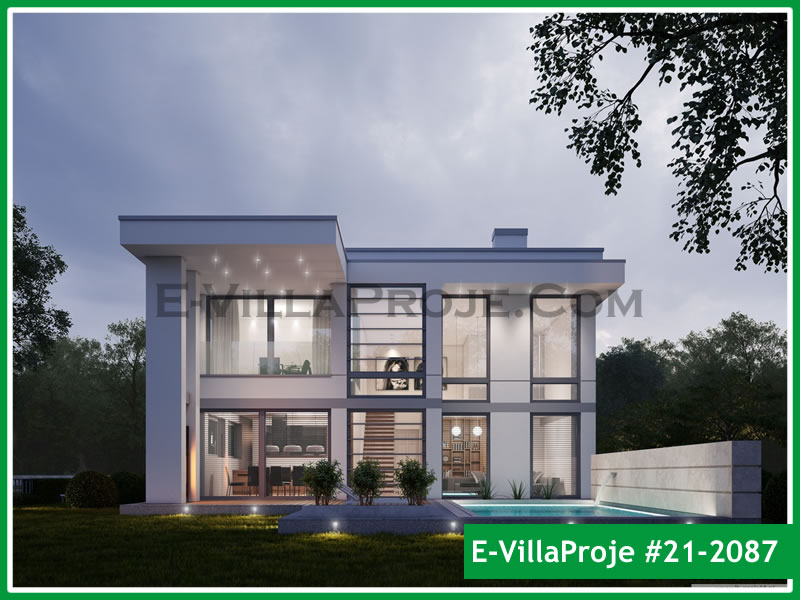 CYV-21-2087 300 m2 5+1 2 Katlı (Dubleks) Çelik Yapı Villa Modeli