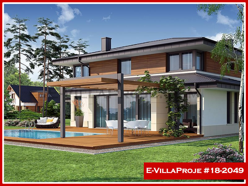 CYV-18-2049 306 m2 5+1 2 Katlı (Dubleks) Çelik Yapı Villa Modeli