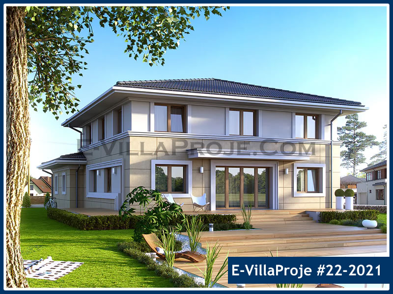 CYV-22-2021 310 m2 5+1 2 Katlı (Dubleks) Çelik Yapı Villa Modeli