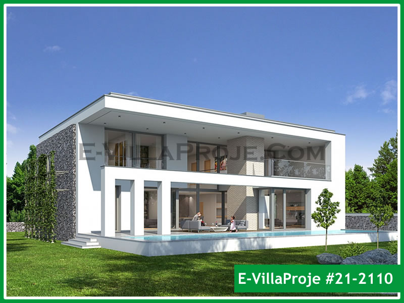 CYV-21-2110 310 m2 5+1 2 Katlı (Dubleks) Çelik Yapı Villa Modeli