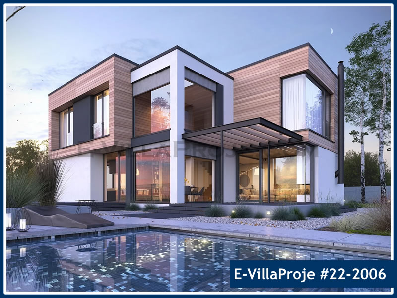 CYV-22-2006 317 m2 5+1 2 Katlı (Dubleks) Çelik Yapı Villa Modeli