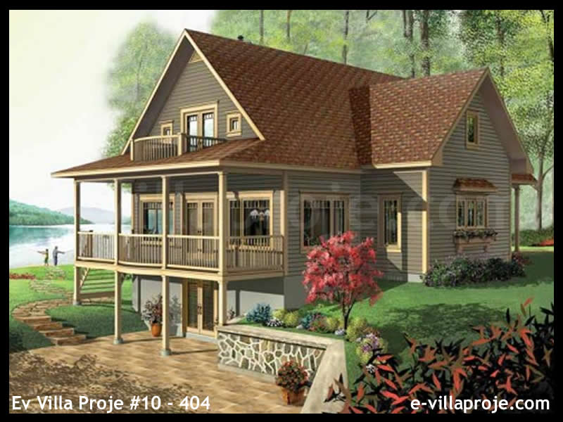 CYV-10-404 340 m2 5+1 3 Katlı (Dubleks) Çelik Yapı Villa Modeli