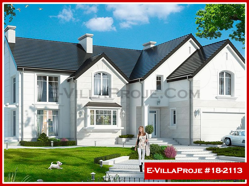 CYV-18-2113 388 m2 5+1 2 Katlı (Dubleks) Çelik Yapı Villa Modeli