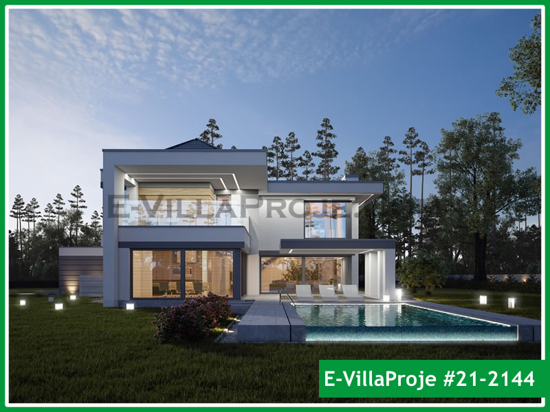 CYV-21-2144 415 m2 5+1 2 Katlı (Dubleks) Çelik Yapı Villa Modeli