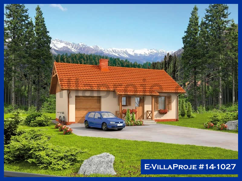 CYV-14-1027 60 m2 2+1 Tek Katlı Çelik Yapı Villa Modeli