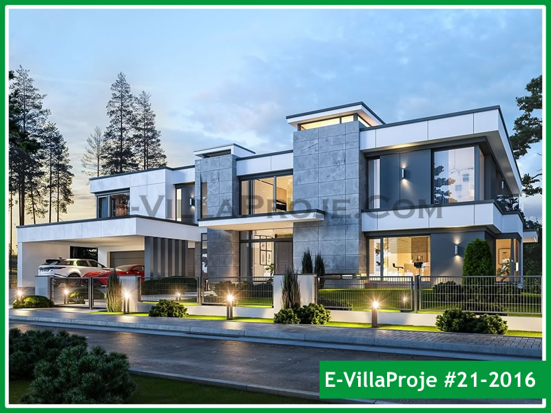 CYV-21-2016 648 m2 5+1 2 Katlı (Dubleks) Çelik Yapı Villa Modeli