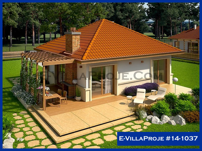CYV-14-1037 85 m2 2+1 Tek Katlı Çelik Yapı Villa Modeli