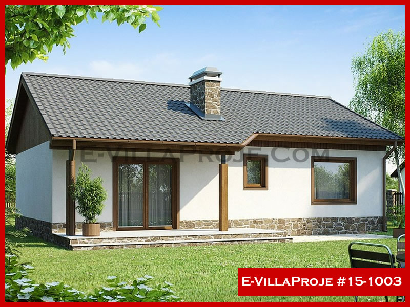 CYV-15-1003 92 m2 2+1 Tek Katlı Çelik Yapı Villa Modeli