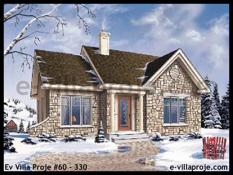 CYV-60-330 92 m2 2+1 Tek Katlı Çelik Yapı Villa Modeli