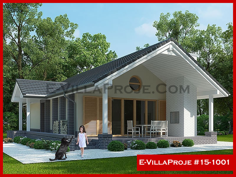 CYV-15-1001 93 m2 2+1 Tek Katlı Çelik Yapı Villa Modeli