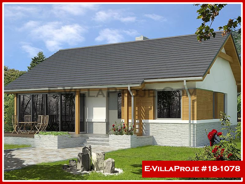 CYV-18-1078 99 m2 2+1 Tek Katlı Çelik Yapı Villa Modeli